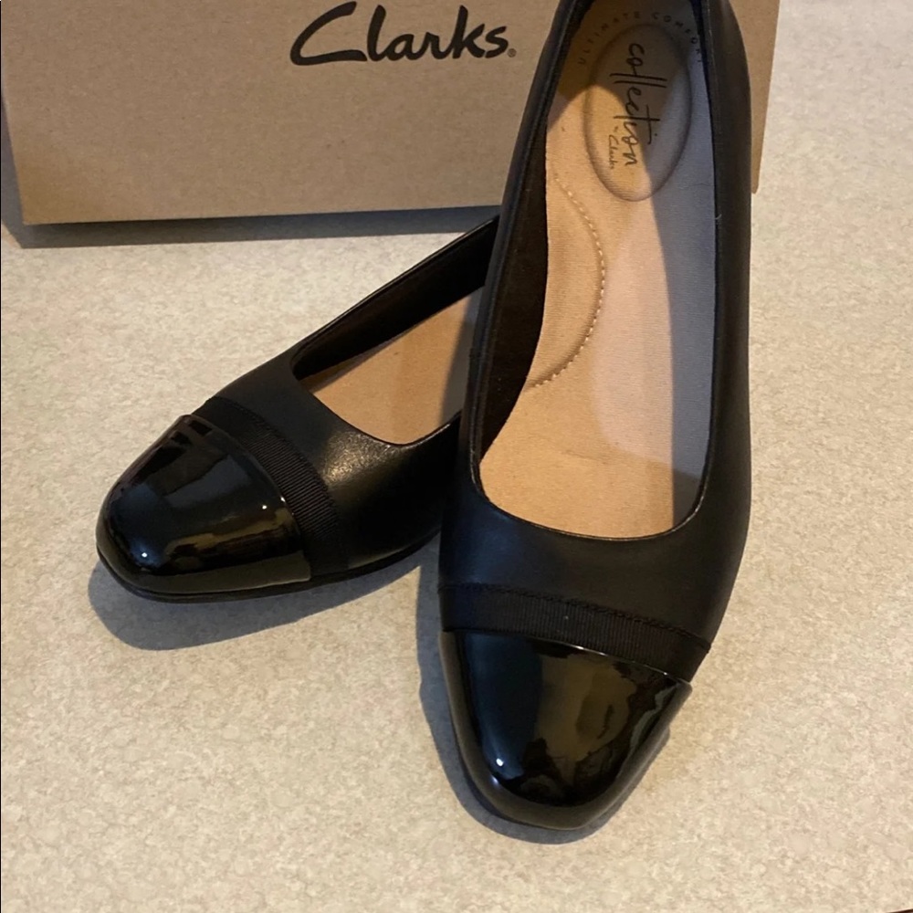 Clarks Juliet Monte Flats Pumps